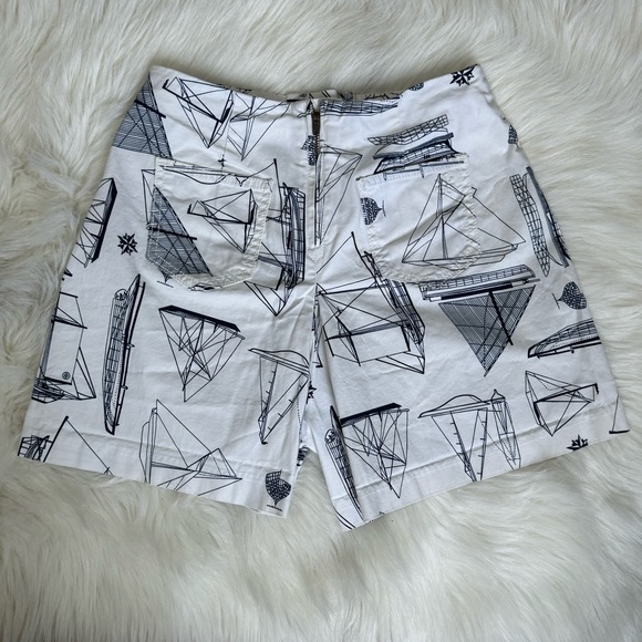 Tory Burch Nautical Adrift Sailboat sprint Skort - Picture 4 of 5